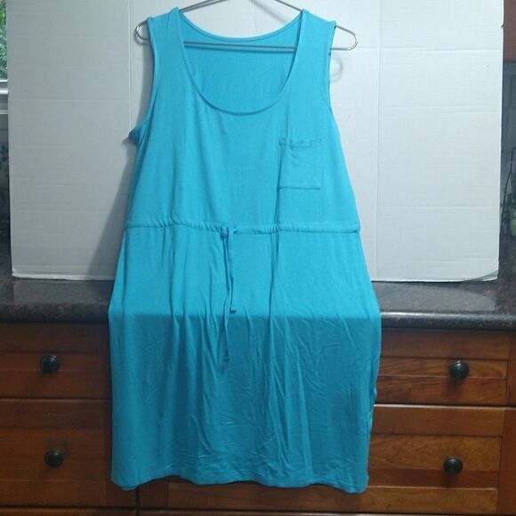 Serra Drawstring Waist Dress...New..."as is" - Picture 1 of 4
